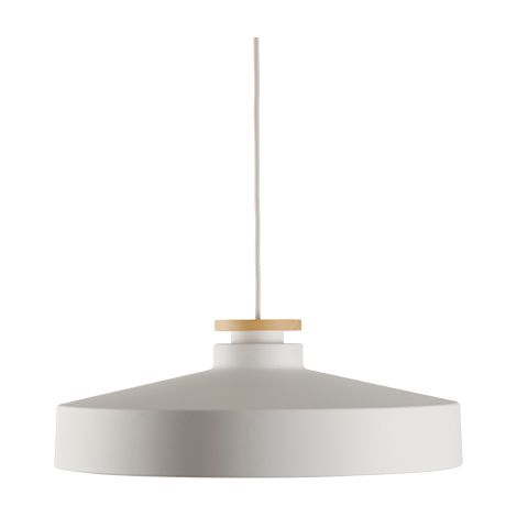Street L Dome Suspension Plafonnier Blanc Plat 1x E27 (1/2)