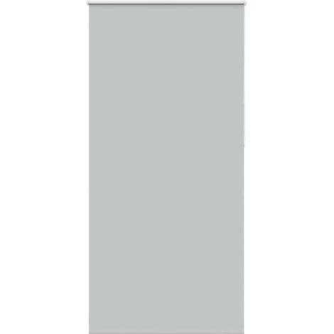 Verdunkelungsrollo Hellgrau 90x210 cm Stoffbreite 85,7 cm