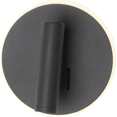 Wandleuchte Arlux Emmy Anthrazit 9W 2700K (1/3)