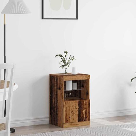 LED-Sideboard Altholz 41 x 37 x 67 cm Holzwerkstoff