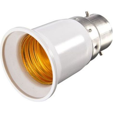 Adaptateur pour ampoule à baïonnette B22 vers douille à vis Edison E27 (1 pièce)