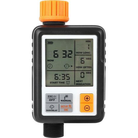 Minuteur d'arrosage automatique intelligent avec écran LCD pour système d'irrigation de jardin (1/5)