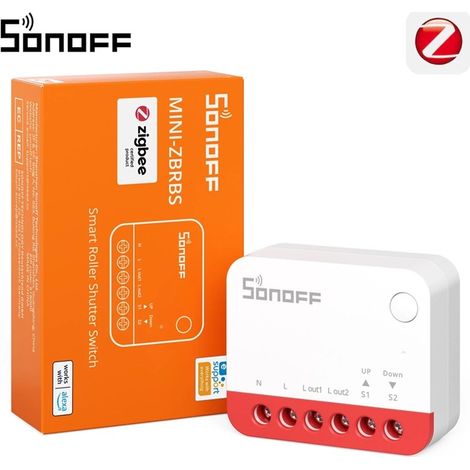 Sonoff MINI-ZBRBS Interruttore per Tapparelle Smart Zigbee