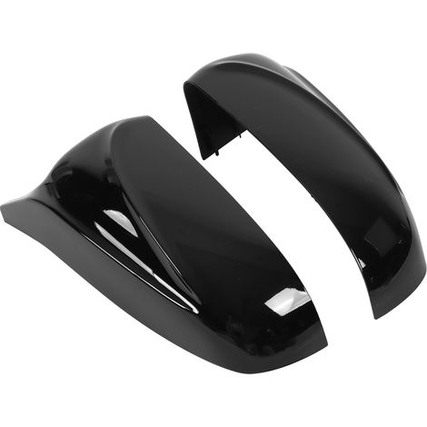 Rétroviseur Extérieur Coque Capot de Remplacement pour BMW E70 X5 2007-2013, 2 Pièces, Noir Brillant, Anti-Eau (1/5)