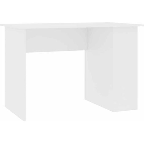 Maison Exclusive - Schreibtisch Weiß 110x60x73 cm Holzwerkstoff (1/5)