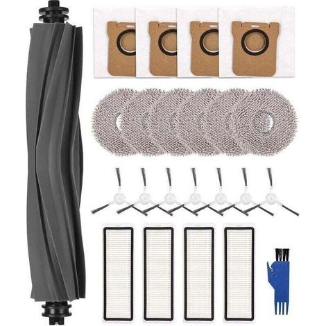 Kit accessoires pour Xiaomi X20+/Dreame L10s Ultra/ L10 Ultra Aspirateur, XU, Pièces de Rechange pour Dreame,1 Brosse Principale,7 Bro - KZQ (1/4)