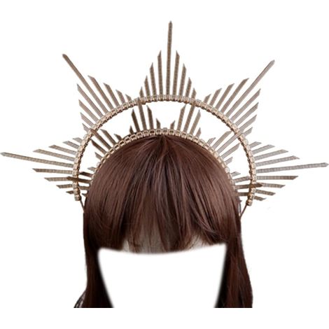 Creative Angel Sunburst Serre-tête unisexe pour carnaval, Halloween, festival, fête costumée (1/5)