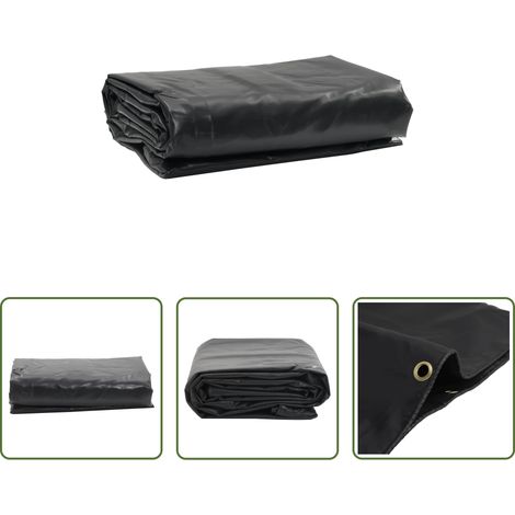 vidaXL Bâche anti-moisissures - Bâche anthracite 5x8 m 650 g/m² (1/5)
