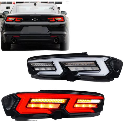 Fanali posteriori a LED, 35W, 12V, indicatori di direzione sequenziali, 3400LM, compatibili con Chevrolet Camaro 2019-2025 (1/5)