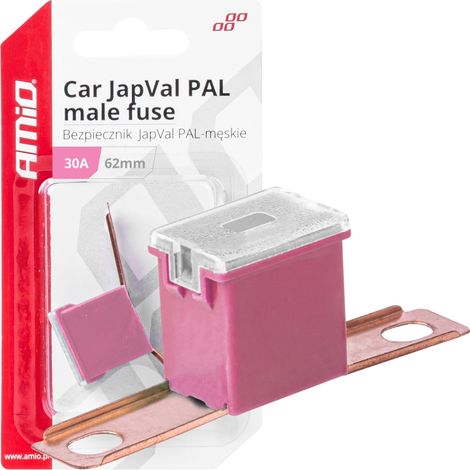 Fusible para coche Japval PAL macho 62 mm 30 A amio-03427 (1/4)
