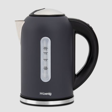 Bouilloire H.Koenig BOE52 1,7 L – Puissance 2200 W – Acier inoxydable – Température réglable 40-100°C – Fonction maintien au chaud – Bigbuy (1/10)