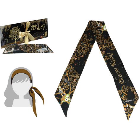 Segnalibro Bandelisa PER il libro Gustav Klimt Albero della Vita Fascia per capelli regalo (1/3)
