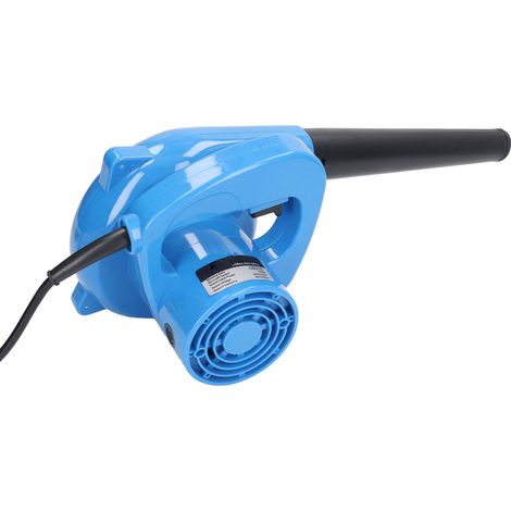 Souffleur électrique portatif 750 W 2 en 1 : souffleur de poussière, souffleur de feuilles et aspirateur pour voiture, pelouse, terrasse, chantier, jardin. Prise européenne 220-240 V. (1/5)