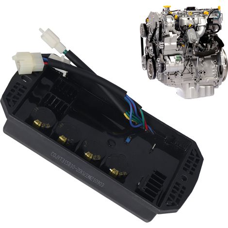AVR-15kW Einphasen-220V-Wechselstrom-Spannungsregler mit Bürsten für Benzingeneratoren (1/5)