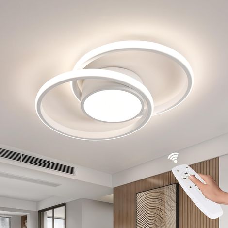 Plafonnier LED Dimmable avec Télécommande, 40W Lampe de Plafond (1/5)