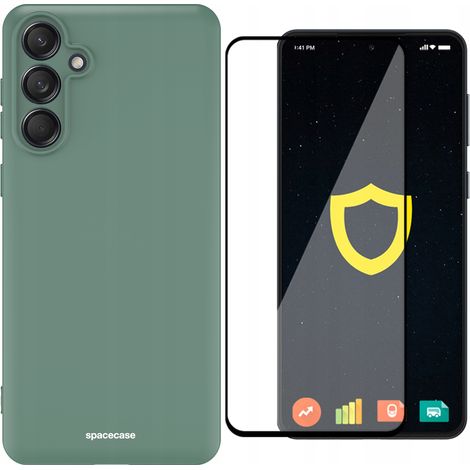 Silikon-Schutzhülle mit matter Rückseite für Galaxy M55 + Glas (1/5)