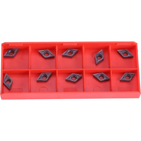 10pcs CNC Carbide Tips Inserts Blade Cutter Lathe Turning Tool With Box