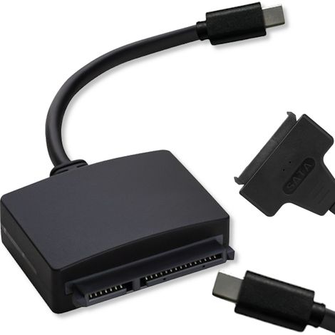 Adattatore USB-C Adattatore per unità SATA da 2,5" Convertitore per unità di tipo C HDD (1/5)