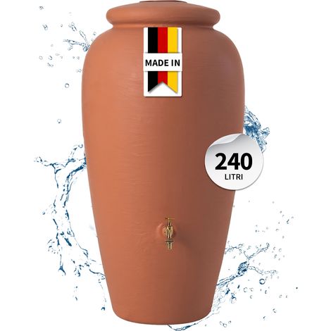 GARANTIA anfora 240 litri terracotta