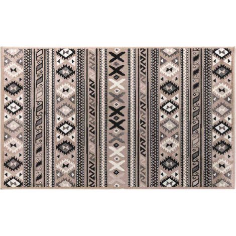 Tapis Déco "Sakari" 68x110cm Taupe (1/5)