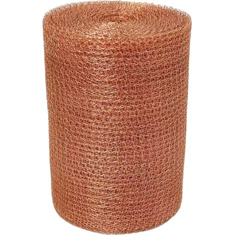 Kupfernetz 12.7cm x 10m Schneckenzaun Kupfergeflecht (1/5)