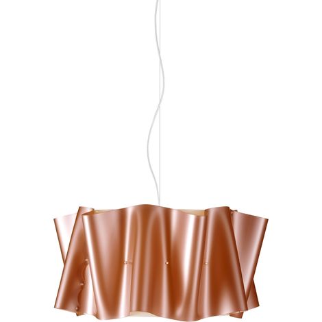Sospensione Moderna Folio Polilux ® Rame E Metallo Cromo 1 Luce E27 D50Cm (1/2)