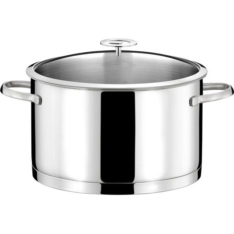 Elysée - Faitout 24cm inox avec couvercle universel