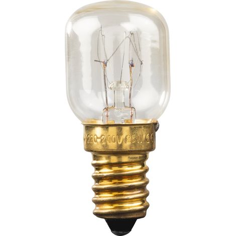 AMPOULE DE FOUR, 25W, RÉSISTANT JUSQU'À 300°, E14, FORME AMP., TRANSP. XAVAX (1/4)