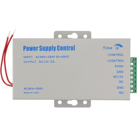 K80 AC 90-260 V vers DC 12 V 5 A Alimentation adaptée pour les systèmes de contrôle d'accès, les sonnettes vidéo, les serrures électriques, les serrures à loquet, les serrures magnétiques et (1/5)