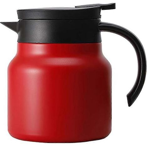 Théière en acier inoxydable avec infuseur amovible, service à thé pour infusion et thé en vrac, théière avec filtre. (1/4)