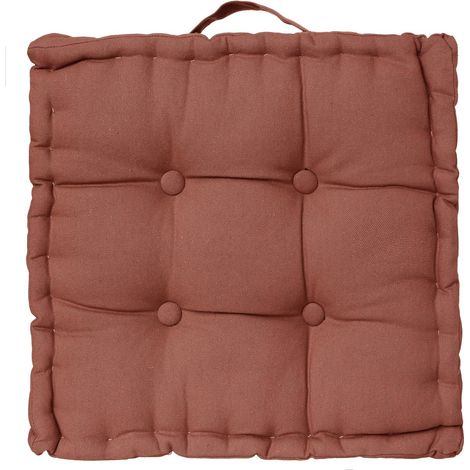 Cuscino da pavimento rosa terracotta 40x40cm - Atmosphera créateur d'intérieur
