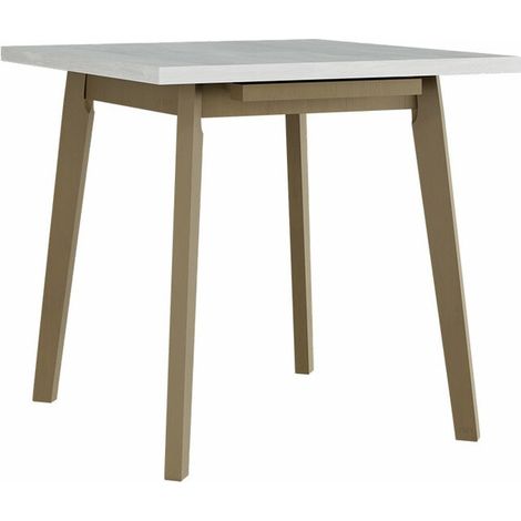 Mesa Victorville 183, Roble Sonoma, 75x80x80cm, Alargamiento, Aglomerado laminado, Madera