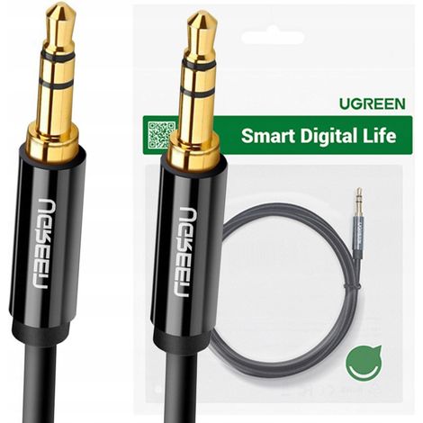 Cavo AUX mini jack da 3,5 mm UGREEN AV112, 1 m (nero)