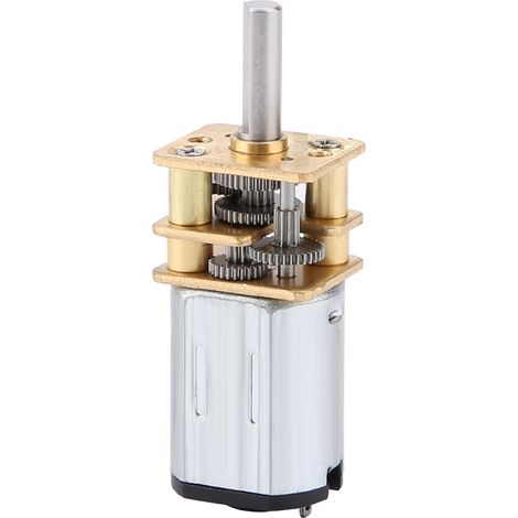 Nouveau moteur CC N20 DC3V 6V 12V 50-2000 tr/min avec réducteur et boîte de vitesses en métal (1/5)