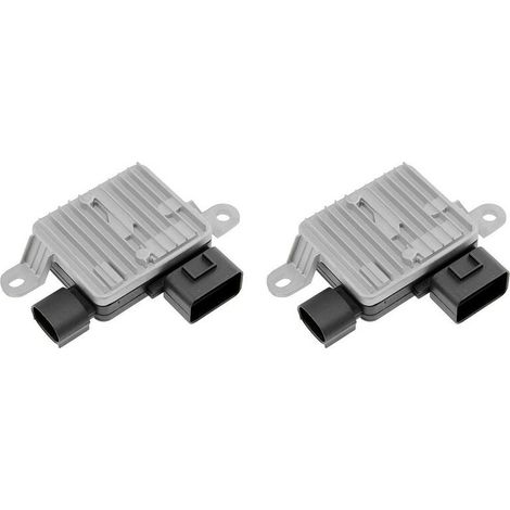 Dos módulos de control de relé para el ventilador de refrigeración del radiador, números de pieza 25385-D9000 y 25385-D3000, para los modelos Tucson y Sportage de 2016 a 2021.