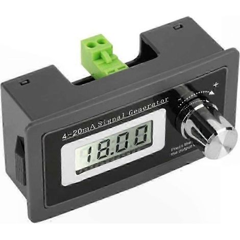 Générateur de signal 4-20 mA à montage sur panneau pour systèmes 2, 3 et 4 fils, réglage précis, sortie stable, boîtier robuste, idéal pour tests et calibration industrielle, modèle universel. (1/5)