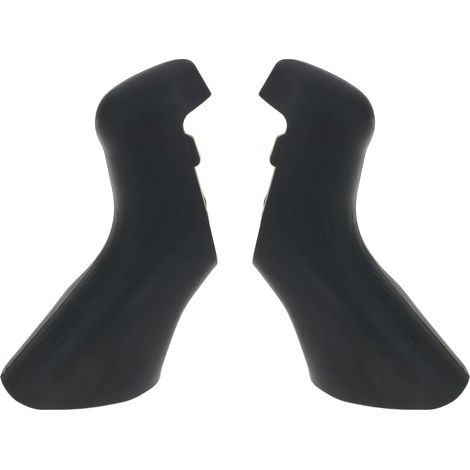 1 Pair of Black Silicone Crank Caps Handle Protectors Compatible with Shimano 105 ST-R7170 Di2 Road Bikes (1/5)