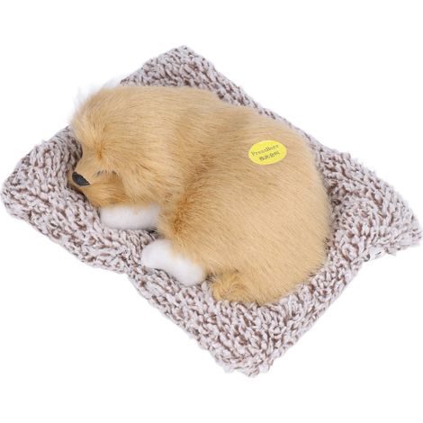 Chien endormi réaliste, adorable chiot endormi, jouet pour enfants, décoration, cadeau pour garçons et filles, Labrador (1/5)