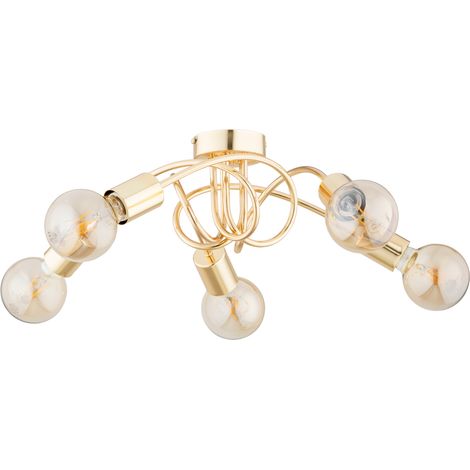 Plafonnier moderne doré FARTA Alfa 5xE27 55cm IP20 (1/3)