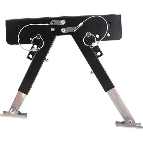 Ortviai Stabilisateur de Marche Pliable pour Camping-Car et Remorque 5ᵉ Roue – Acier Inoxydable, Réglage Hauteur 7,1–29 cm