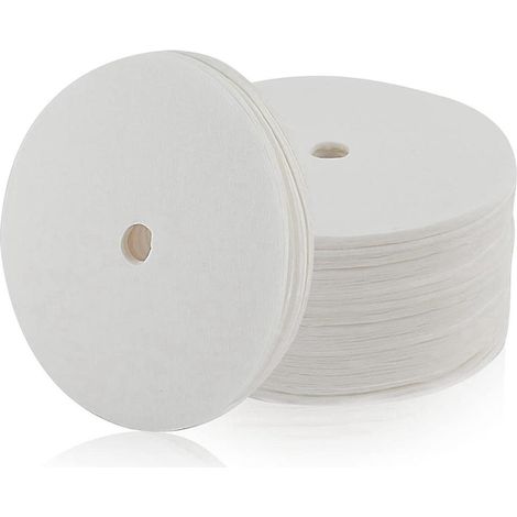 400 filtres à café non blanchis pour percolateur, filtres en papier jetables de 9,5 cm (3,75 po), filtres à café en forme de disque (1/5)