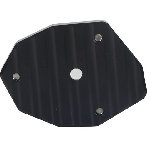 Béquille latérale modifiée pour moto, extension de porte-bagages, repose-pieds élargi, support de béquille élargi, base élargie, compatible avec Kawasaki Z900/Z650 Ninja 650R (noir) (1/5)