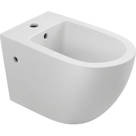 Bidet Sospeso Modello Alpha Ceramica Bianca Opaca