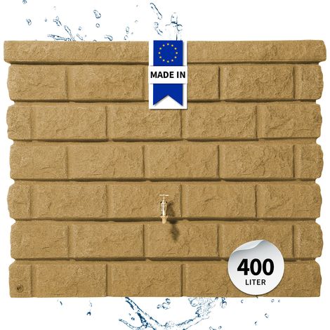 GARANTIA ROCKY Wandtank 400 Liter sandstone (1/5)