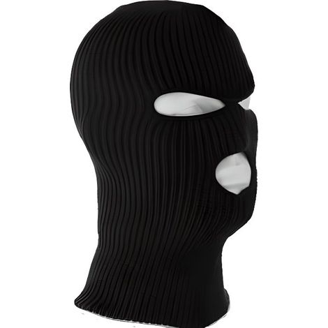 Cagoule 3 trous Commando Black Panther