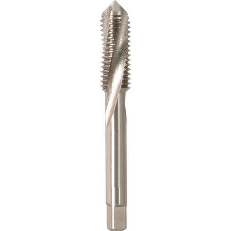 Macho de máquina para agujero ciego, rosca métrica acero corte rápido - E, hilo : M4, Pas 0,70 mm, longitud. total 45 mm, cola Ø 4,5 mm