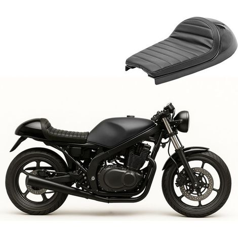 Bodenwelle für Caferacer Scrambler Retro Craftride HP3 schwarz