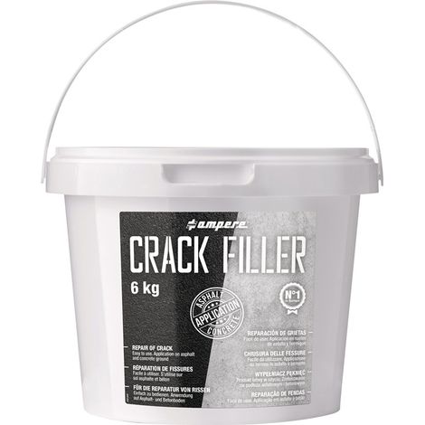 AMPERE Reparaturmörtel Asphalt Crack Filler® 6 kg Eimer