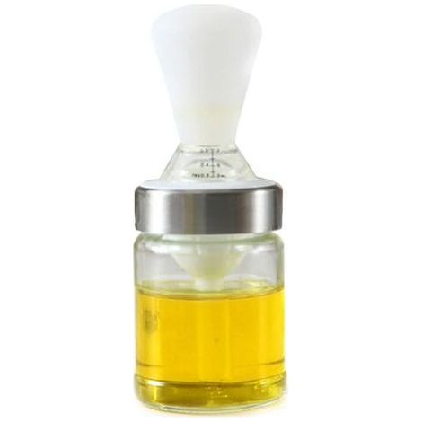 Bouteille d'huile avec Pinceau, Brosse de Barbecue D'extérieur Résistante à La Chaleur, Brosse à Bouteille D'huile de Cuisine, Outils de Cuisine, de Cuisson et de Barbecue 2 (1/5)