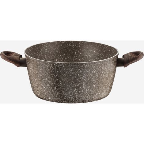 Casserole haute effet pierre 26cm antiadhésive induction Chalet (1/3)